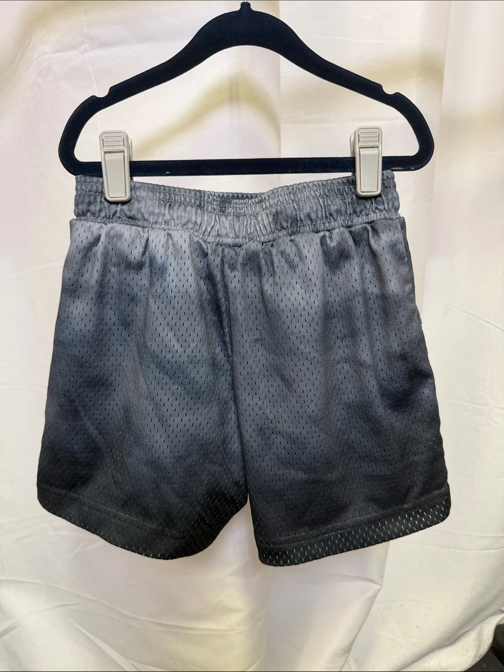 Overtime Kids classic dye Mesh Shorts gray youth small